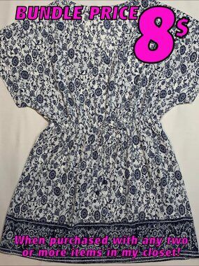 Mario Serrani Light Summer Dress SMALL